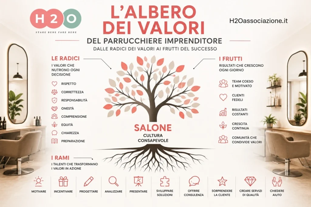 L'Albero dei Valori del Parrucchiere Imprenditore