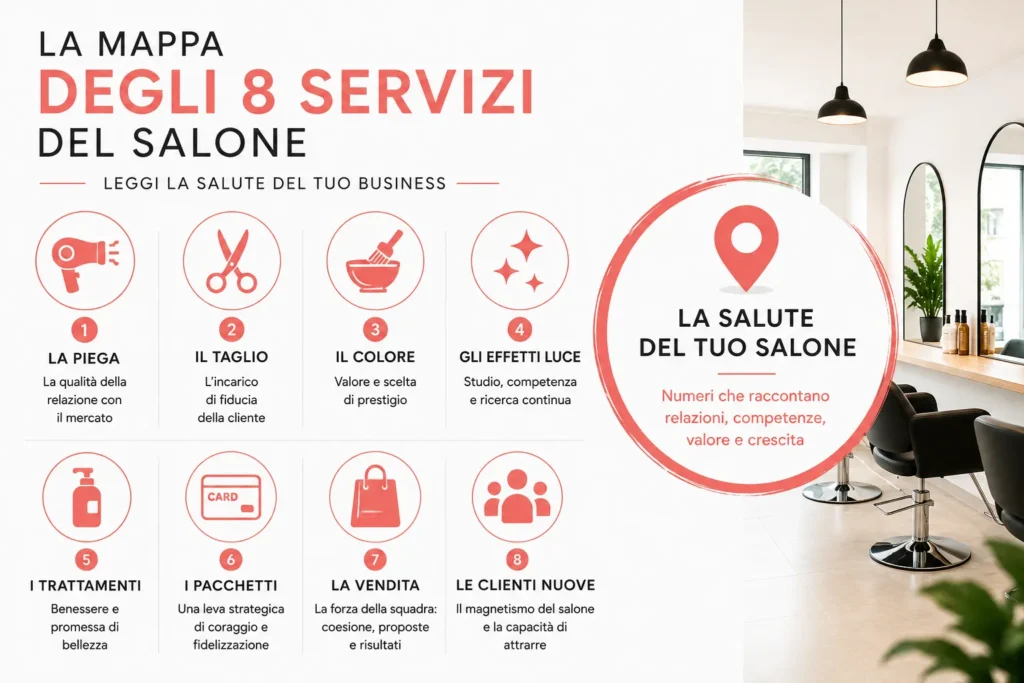 La Mappa degli 8 Servizi del Salone Come Leggere la Salute della tua Impresa
