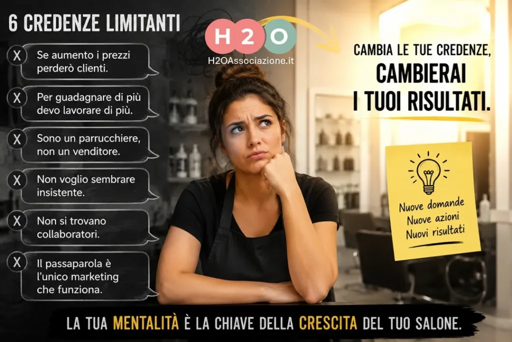 Le 6 Credenze Limitanti del Parrucchiere che ne Frenano la Crescita