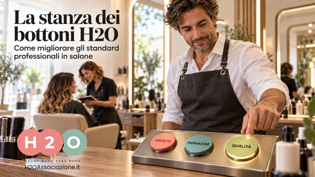 Come migliorare gli standard professionali in salone: la stanza dei bottoni H2O
